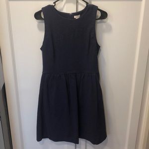 J crew navy blue daybreak dress